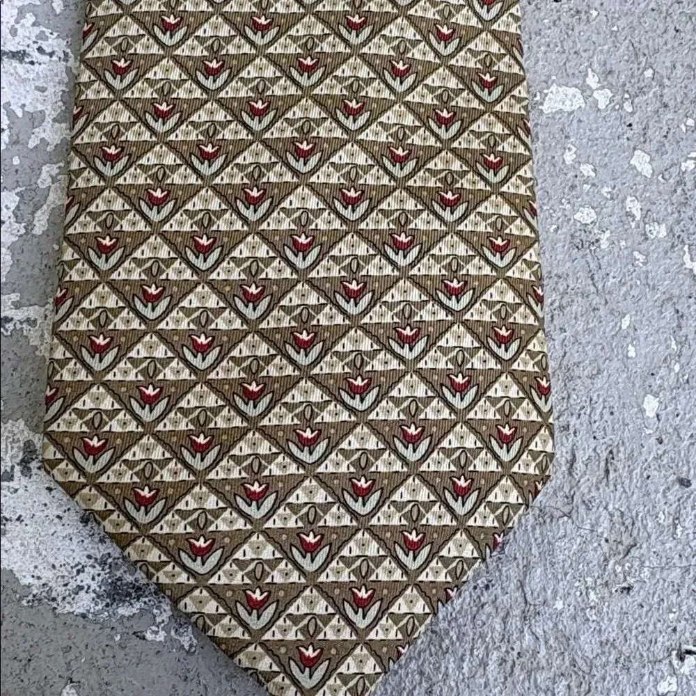 Hermes vintage silk tie